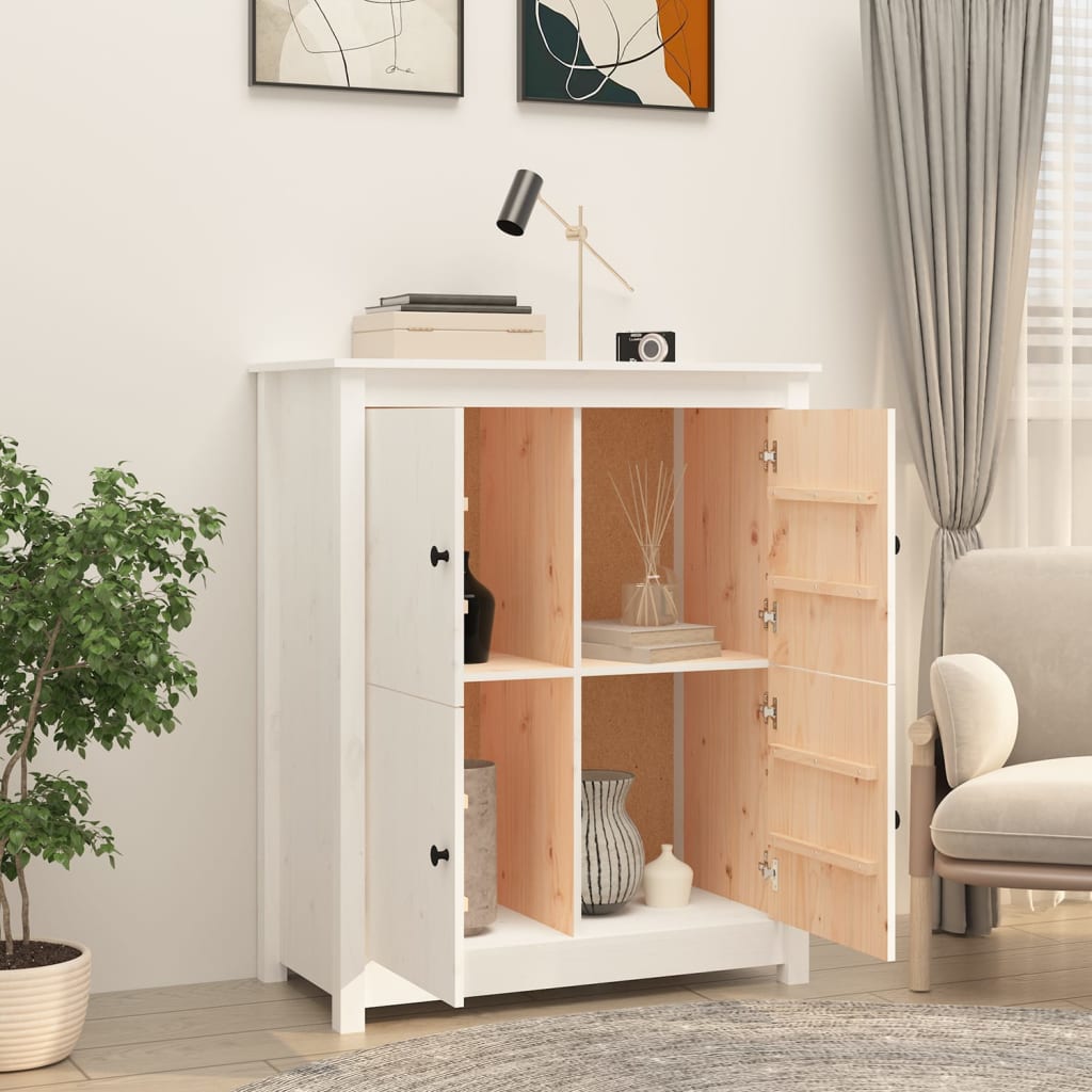 Senkki valkoinen 83x41,5x100 cm täysi mänty - Sisustajankoti.fi