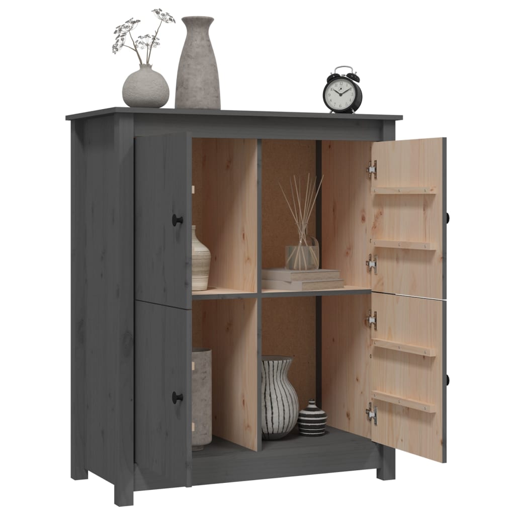 Senkki harmaa 83x41,5x100 cm täysi mänty - Sisustajankoti.fi