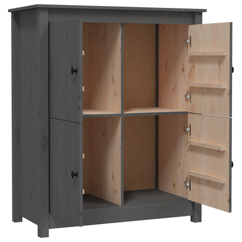 Senkki harmaa 83x41,5x100 cm täysi mänty - Sisustajankoti.fi