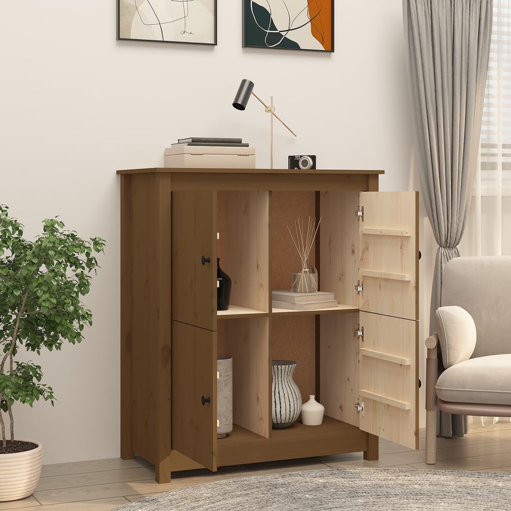 Senkki hunajanruskea 83x41,5x100 cm täysi mänty - Sisustajankoti.fi