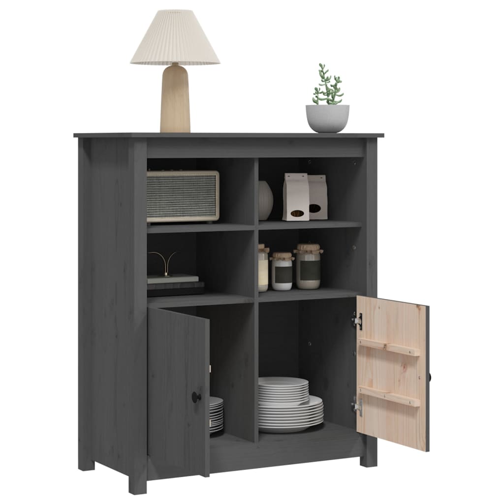 Senkki harmaa 83x41,5x100 cm täysi mänty - Sisustajankoti.fi