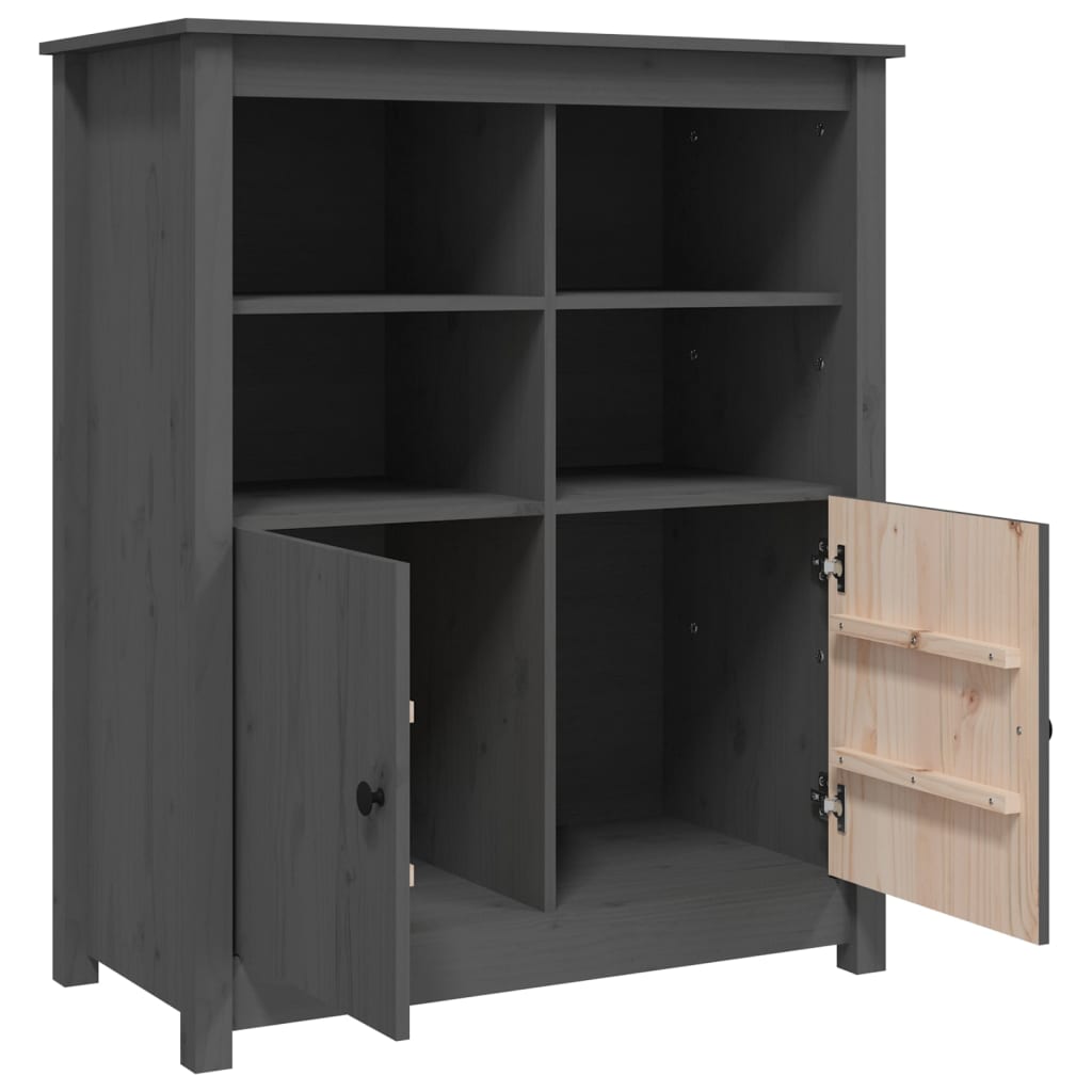 Senkki harmaa 83x41,5x100 cm täysi mänty - Sisustajankoti.fi