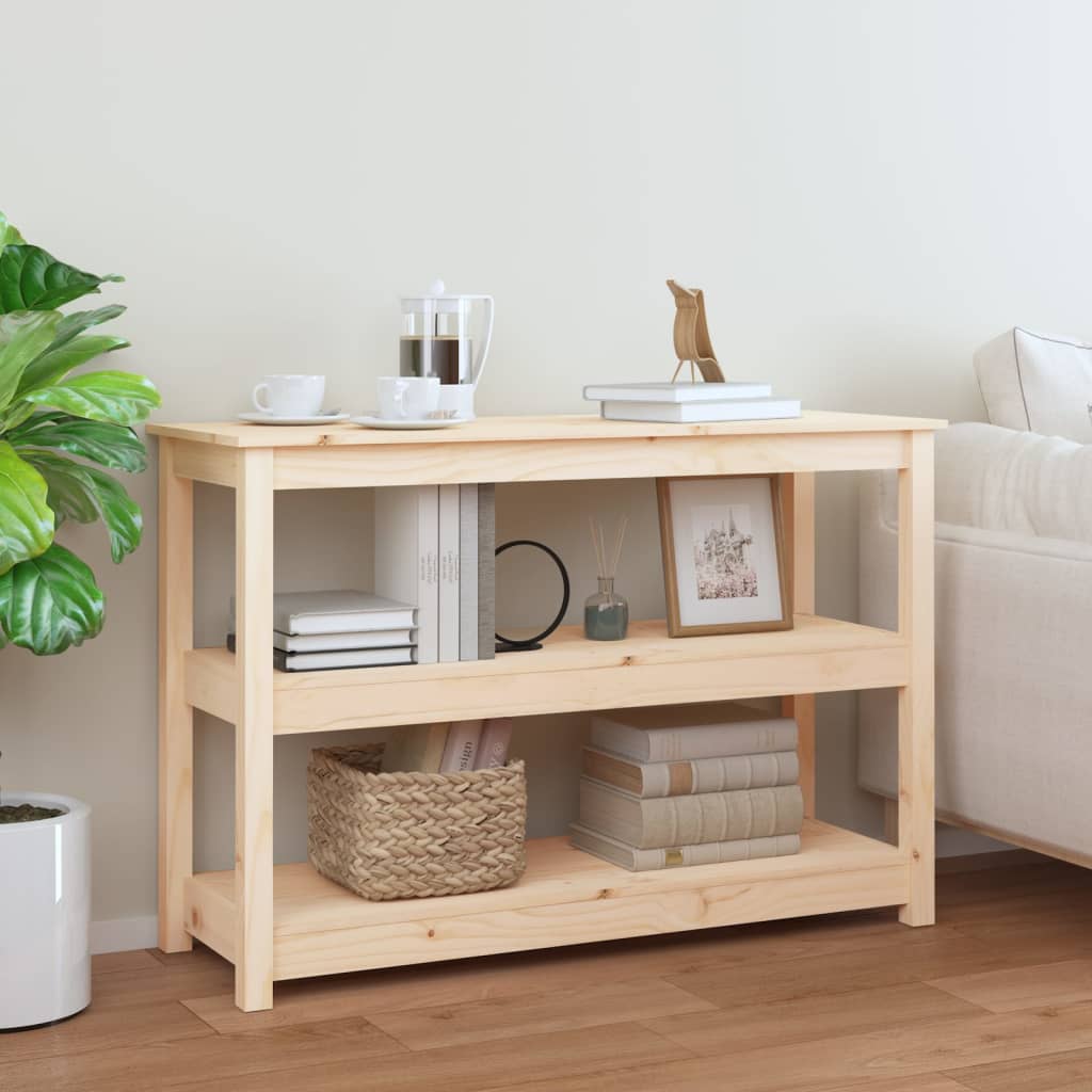 Konsolipöytä 110x40x74 cm täysi mänty - Sisustajankoti.fi