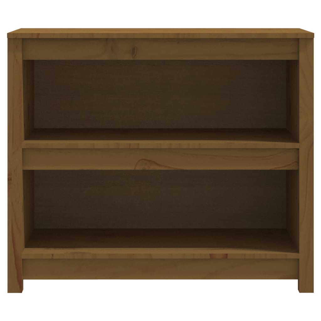 Kirjahylly hunajanruskea 80x35x68 cm täysi mänty - Sisustajankoti.fi