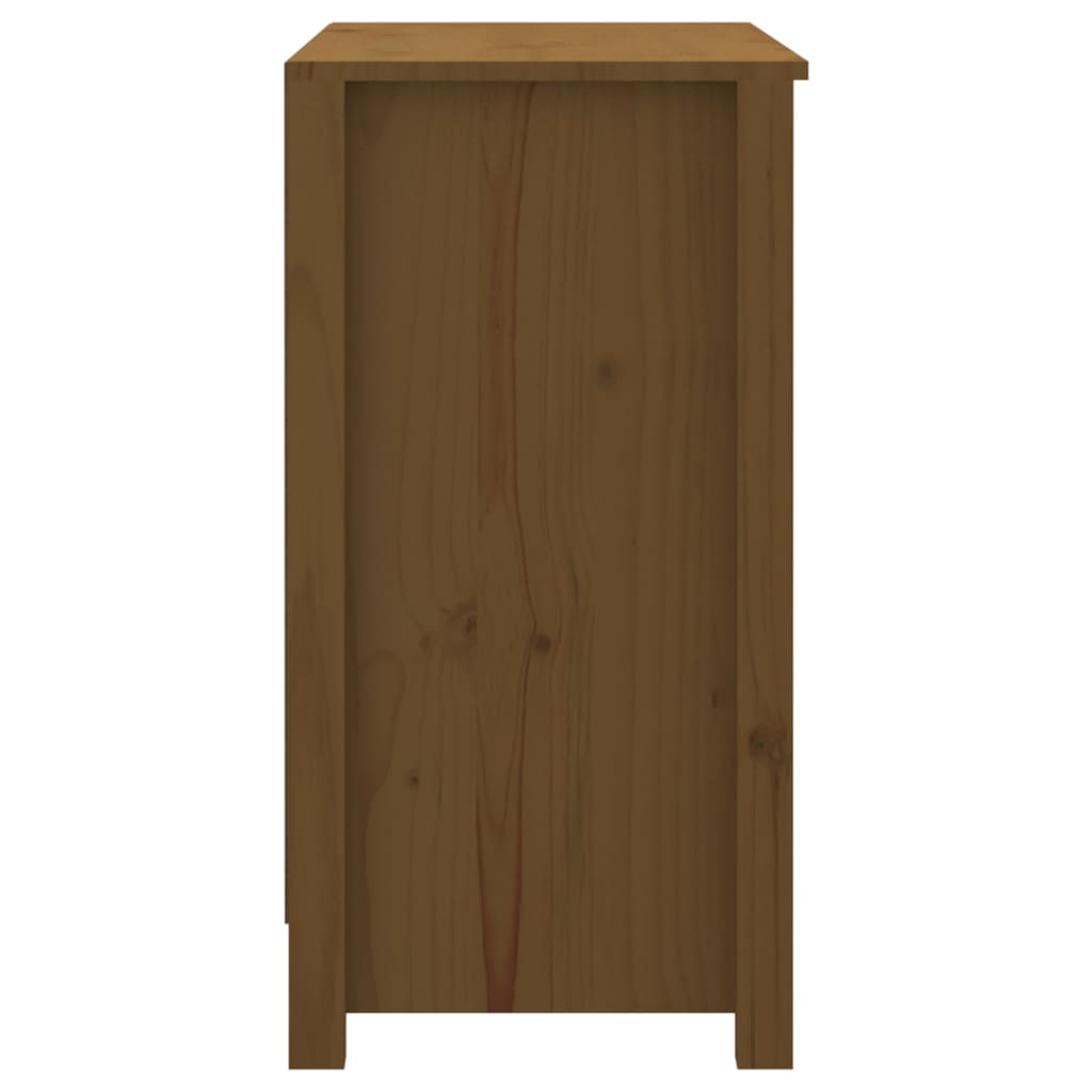 Kirjahylly hunajanruskea 80x35x68 cm täysi mänty - Sisustajankoti.fi