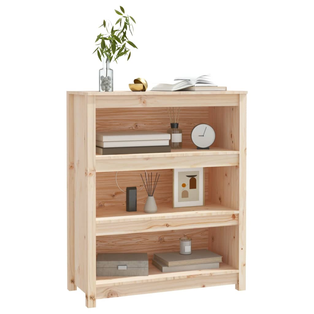 Kirjahylly 80x35x97 cm täysi mänty - Sisustajankoti.fi