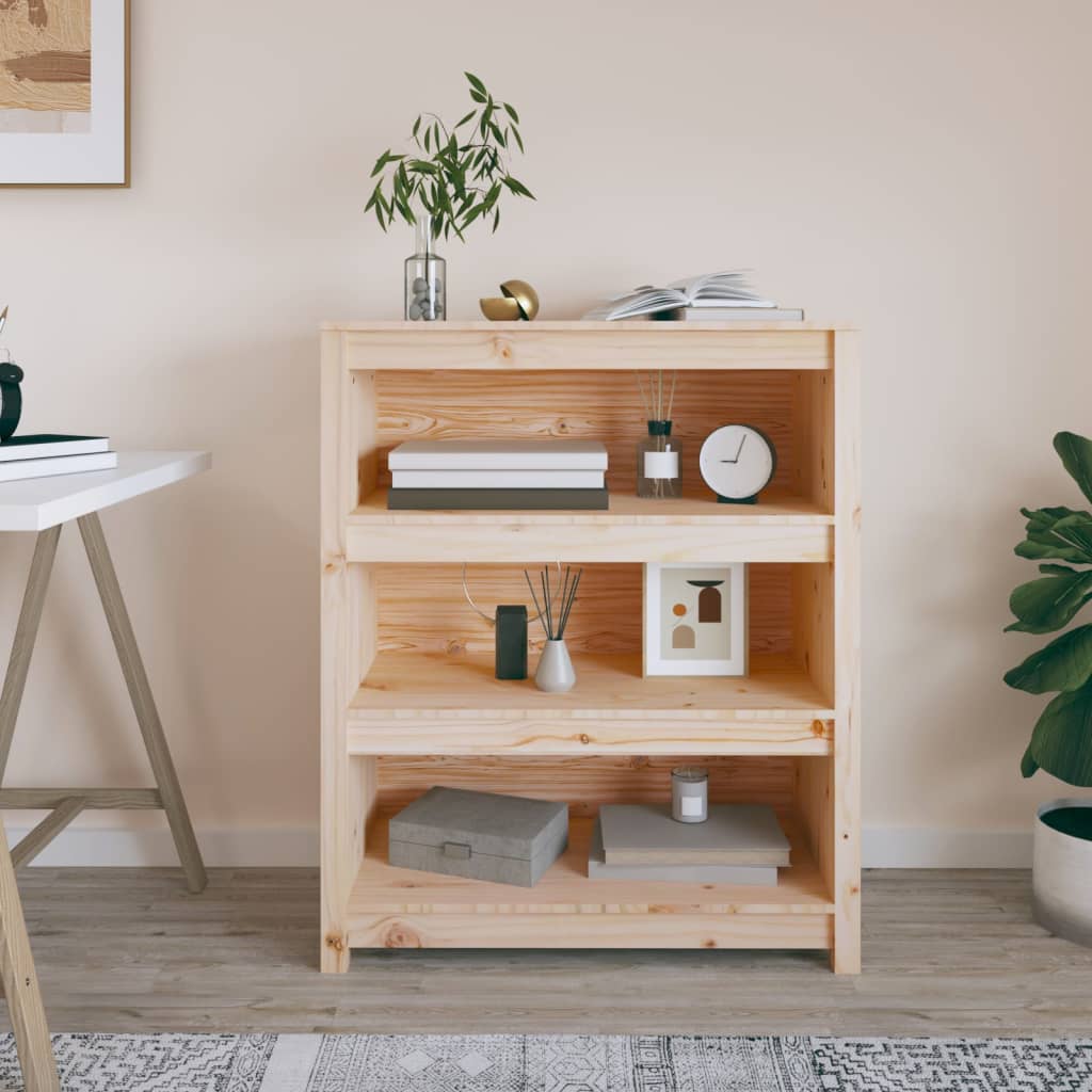 Kirjahylly 80x35x97 cm täysi mänty - Sisustajankoti.fi