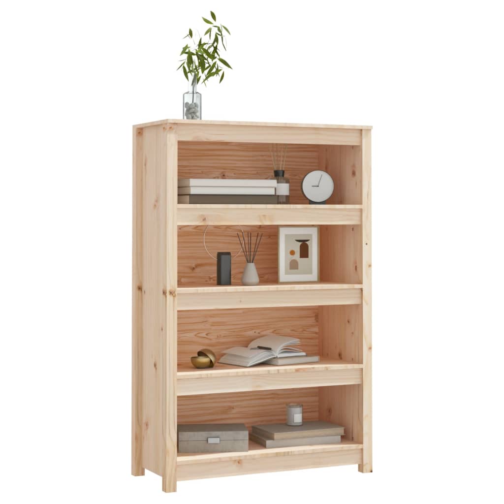 Kirjahylly 80x35x126 cm täysi mänty - Sisustajankoti.fi