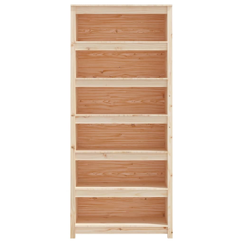 Kirjahylly 80x35x183 cm täysi mänty - Sisustajankoti.fi