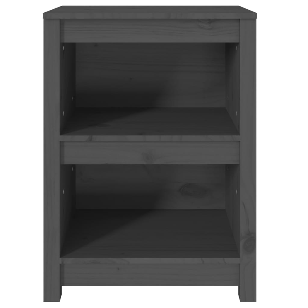 Kirjahylly harmaa 50x35x68 cm täysi mänty - Sisustajankoti.fi