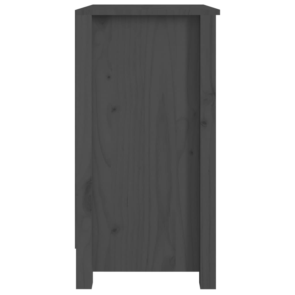 Kirjahylly harmaa 50x35x68 cm täysi mänty - Sisustajankoti.fi