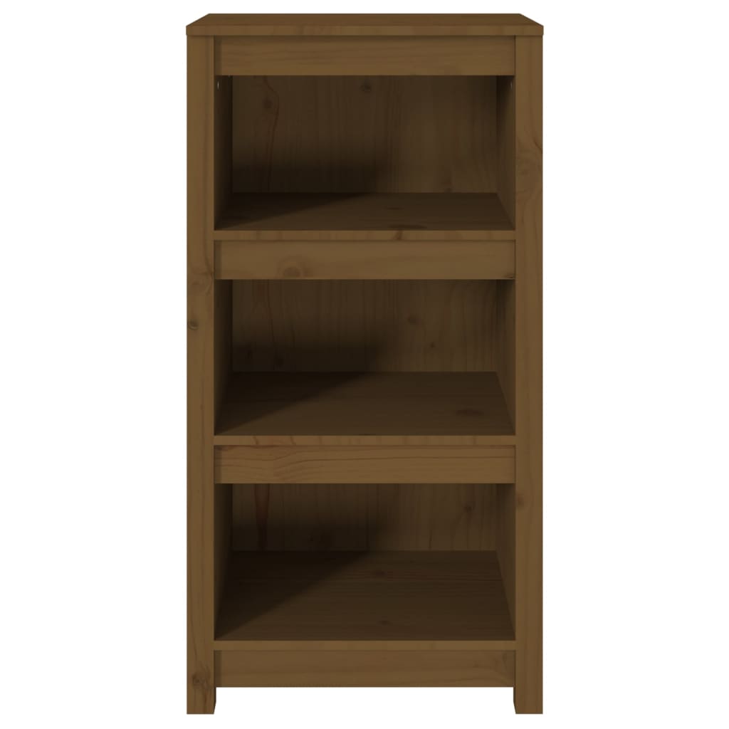 Kirjahylly hunajanruskea 50x35x97 cm täysi mänty - Sisustajankoti.fi