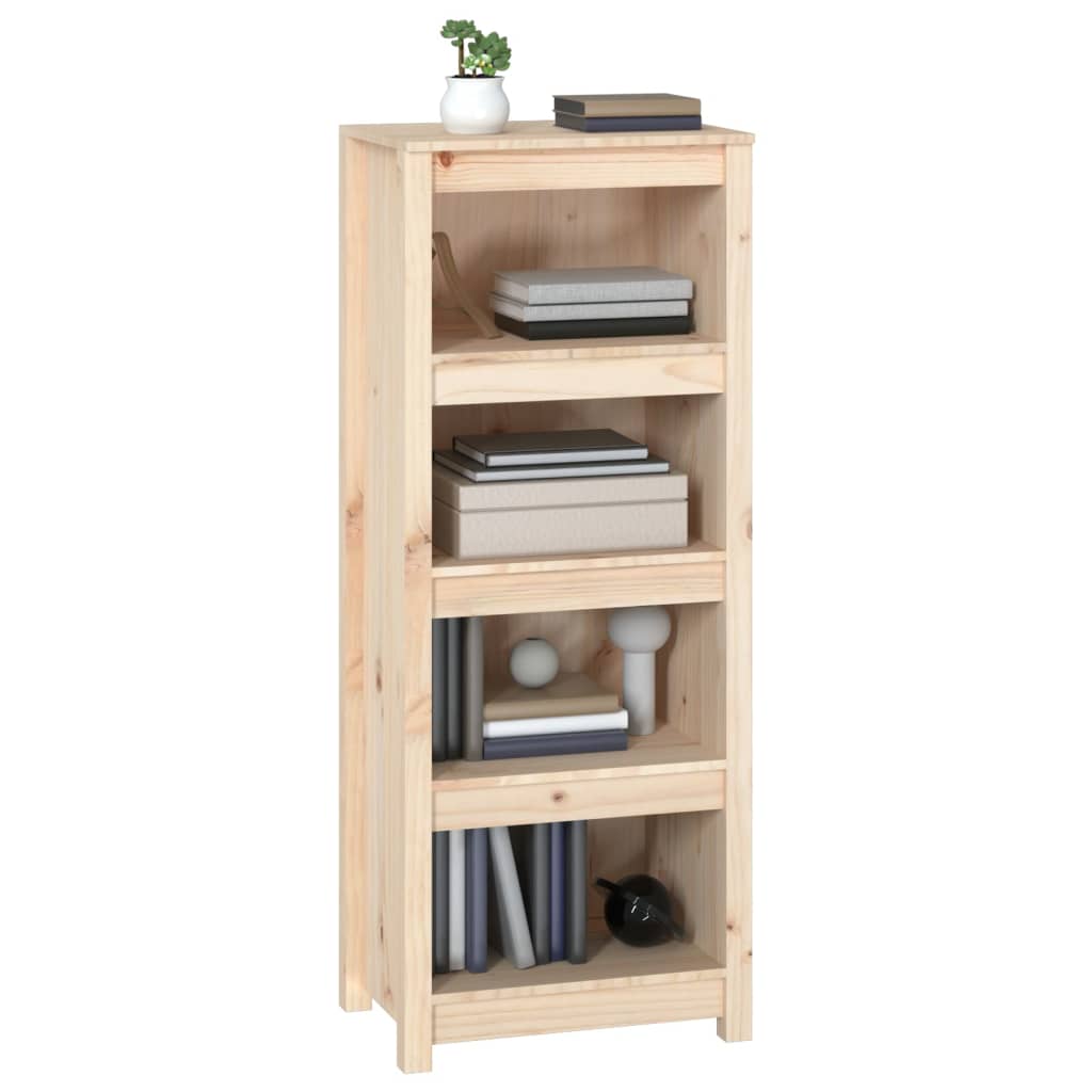 Kirjahylly 50x35x125,5 cm täysi mänty - Sisustajankoti.fi