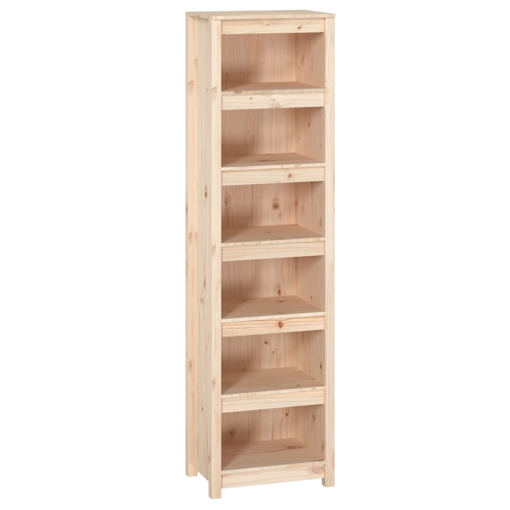 Kirjahylly 50x35x183 cm täysi mänty - Sisustajankoti.fi