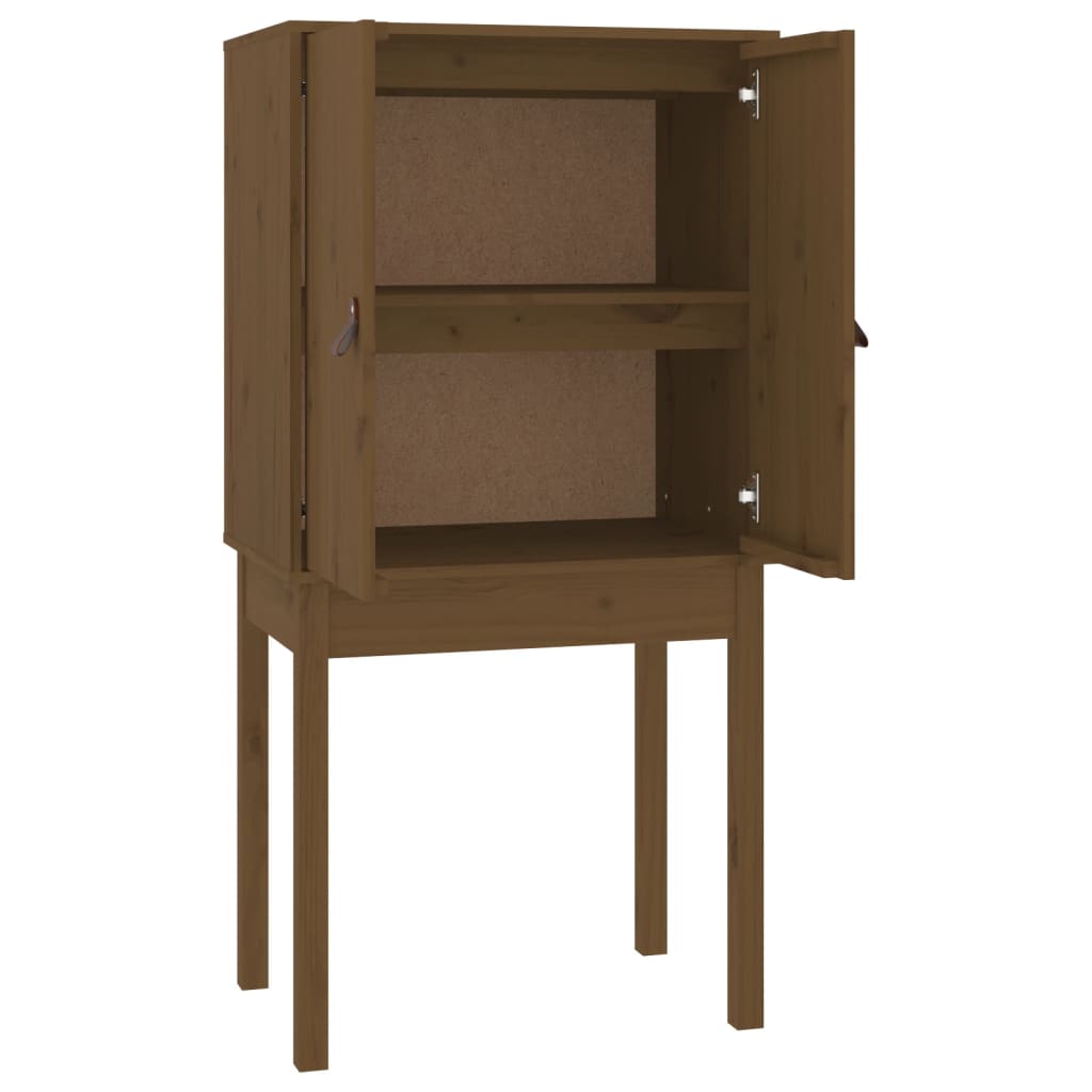 Kaappi hunajanruskea 60x40x120 cm täysi mänty - Sisustajankoti.fi