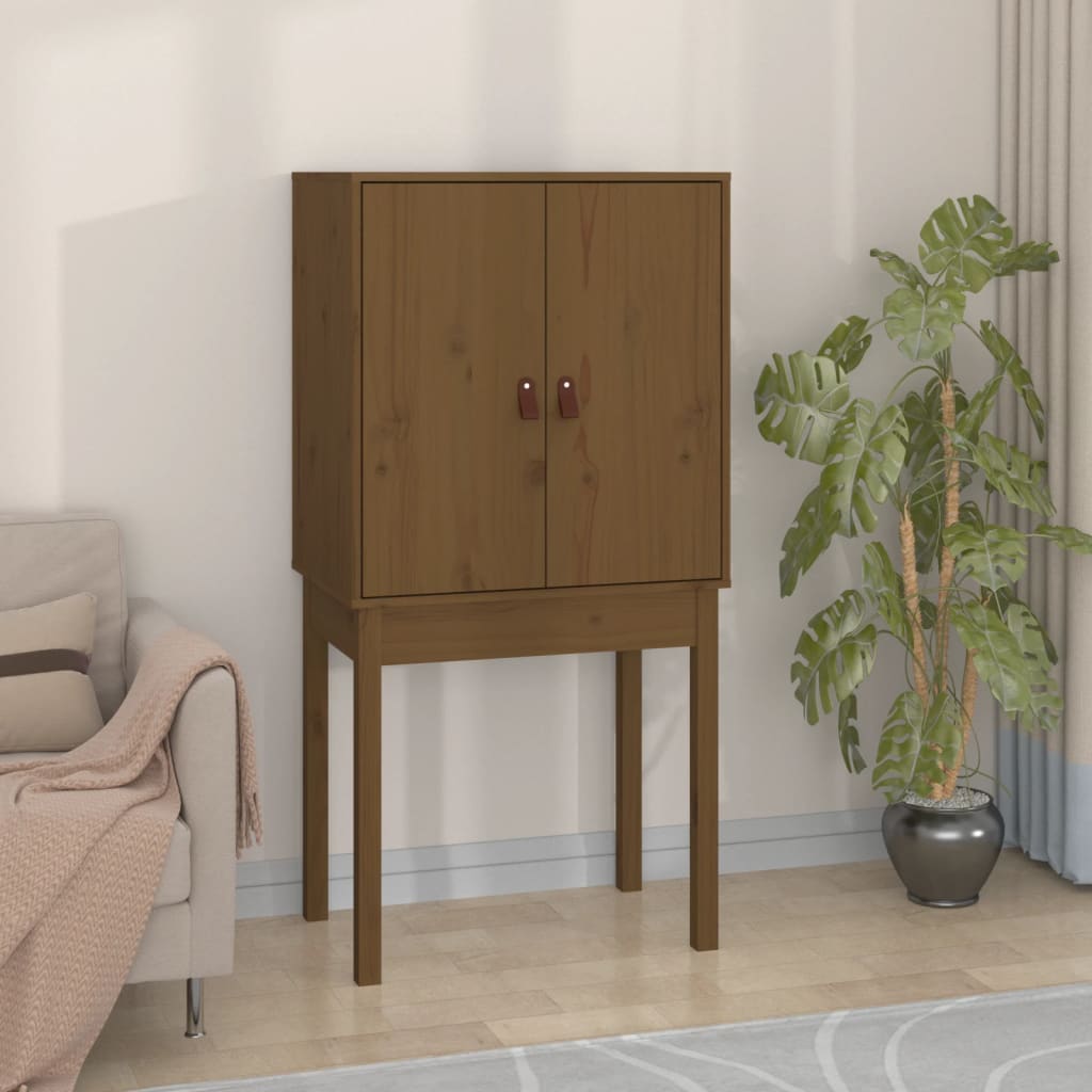 Kaappi hunajanruskea 60x40x120 cm täysi mänty - Sisustajankoti.fi