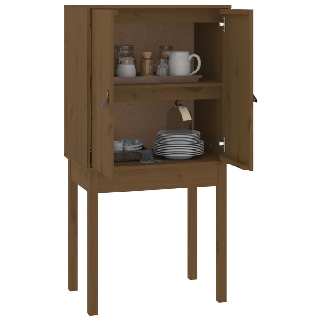 Kaappi hunajanruskea 60x40x120 cm täysi mänty - Sisustajankoti.fi