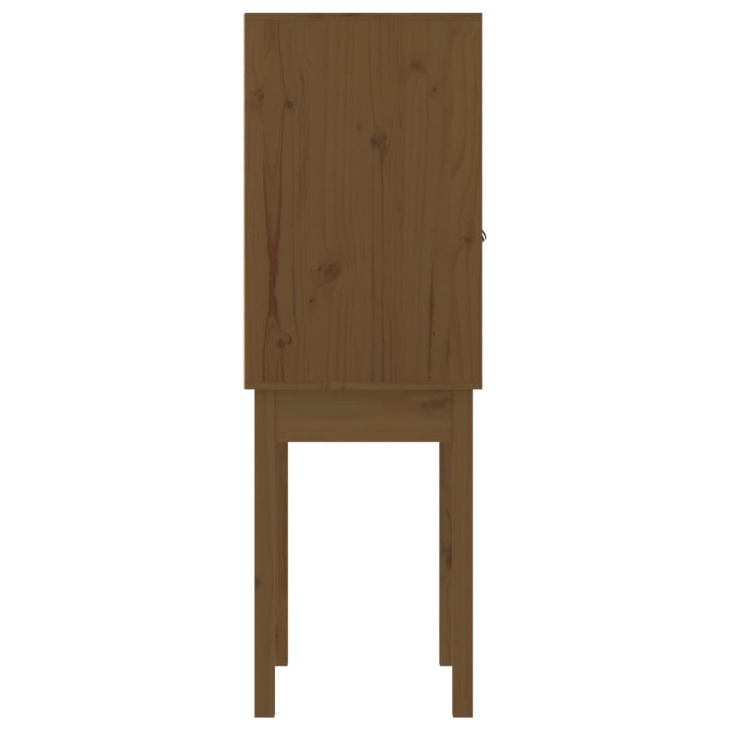 Kaappi hunajanruskea 60x40x120 cm täysi mänty - Sisustajankoti.fi