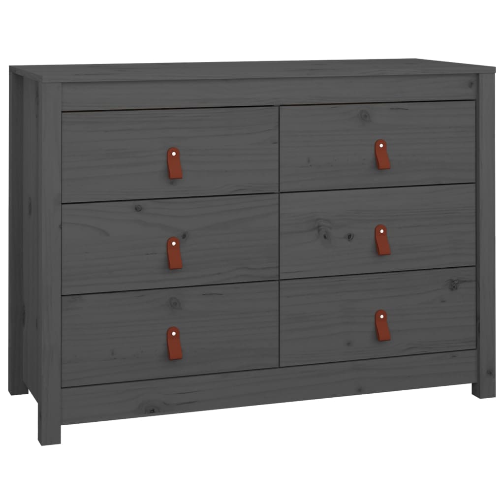 Senkki harmaa 100x40x72 cm täysi mänty - Sisustajankoti.fi