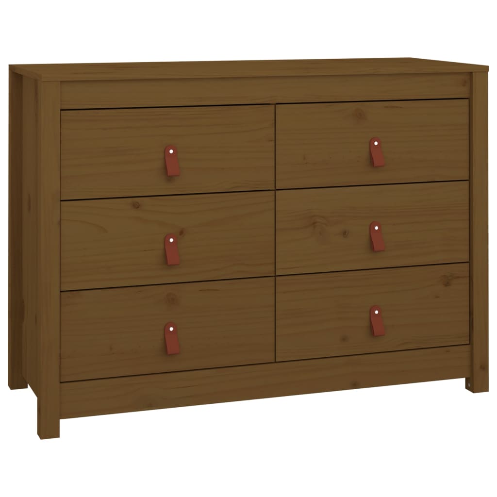 TV-taso hunajanruskea 100x40x72 cm täysi mänty - Sisustajankoti.fi