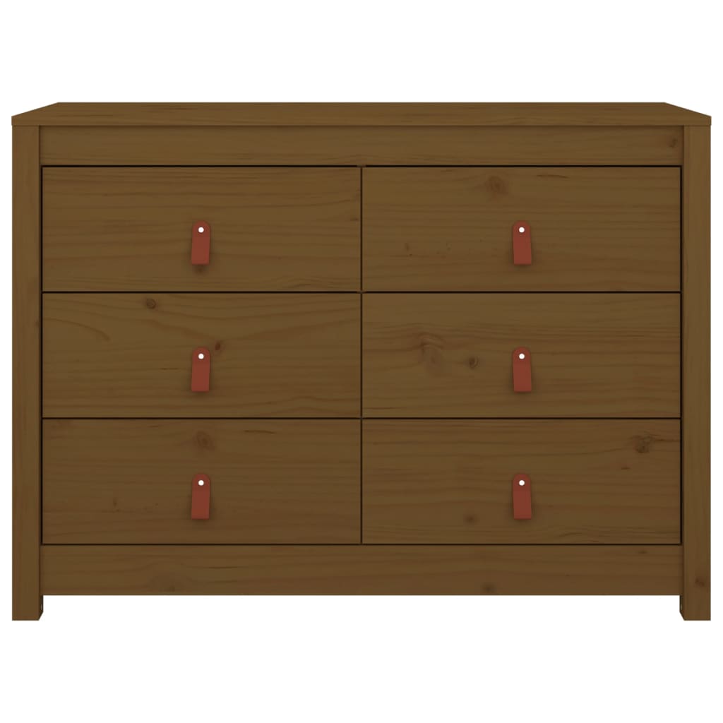 TV-taso hunajanruskea 100x40x72 cm täysi mänty - Sisustajankoti.fi