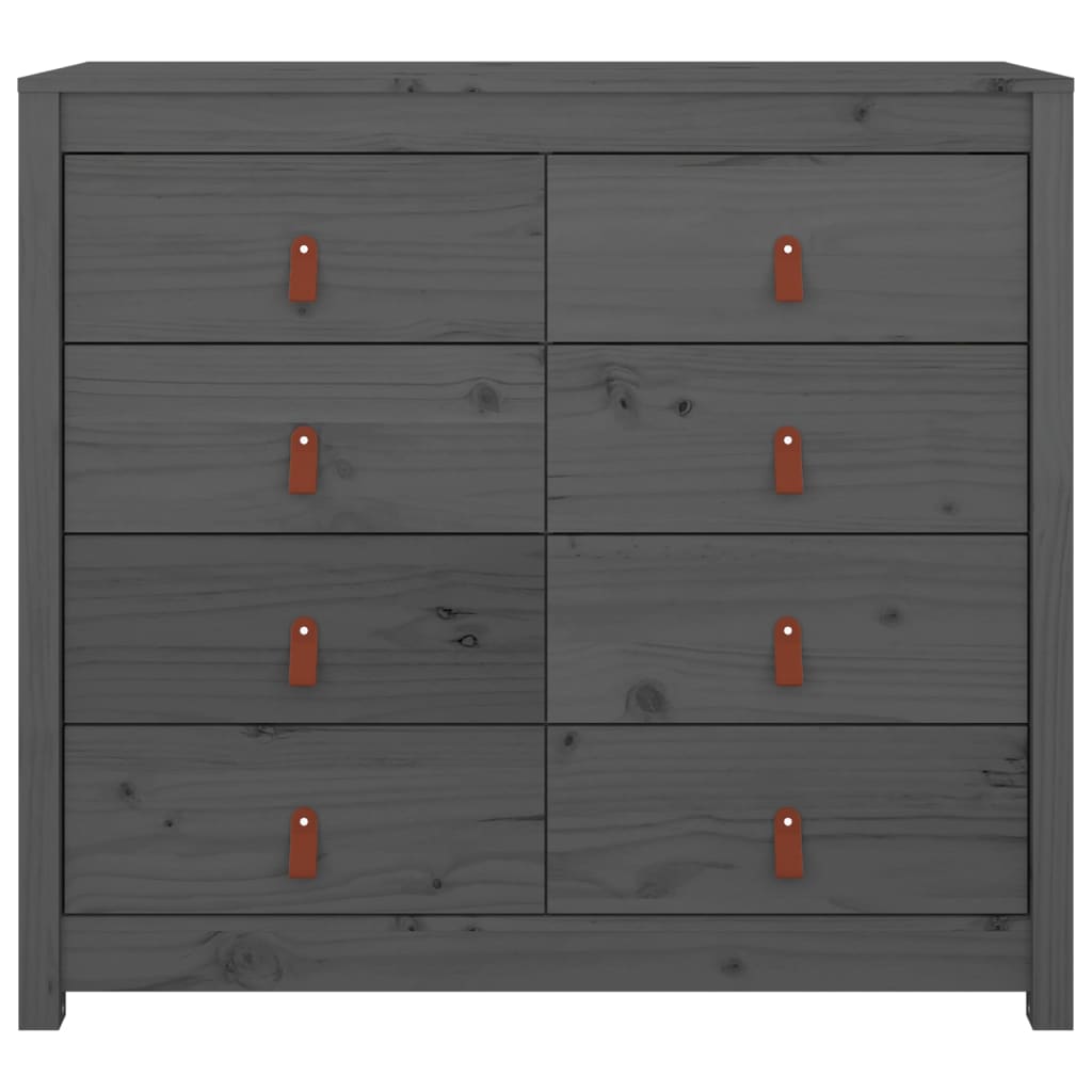 Senkki harmaa 100x40x90 cm täysi mänty - Sisustajankoti.fi