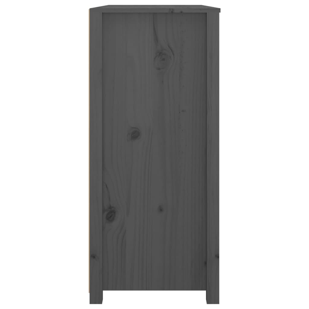 Senkki harmaa 100x40x90 cm täysi mänty - Sisustajankoti.fi