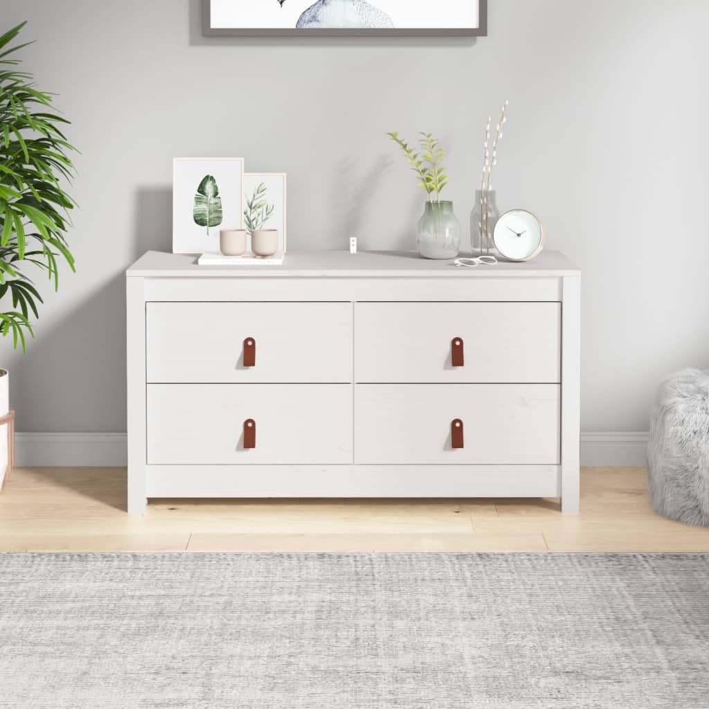 Senkki valkoinen 100x40x54 cm täysi mänty - Sisustajankoti.fi