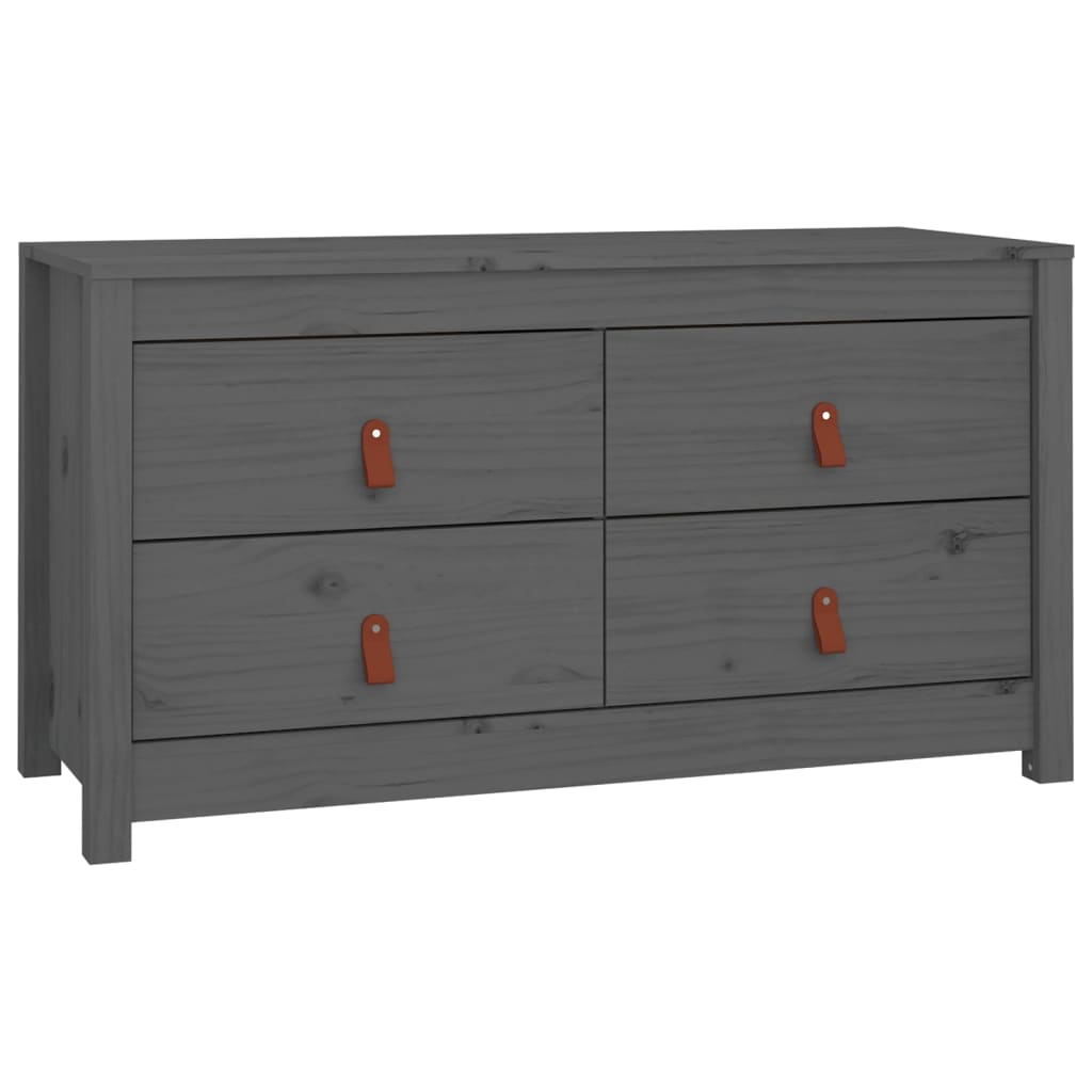 Senkki harmaa 100x40x54 cm täysi mänty - Sisustajankoti.fi
