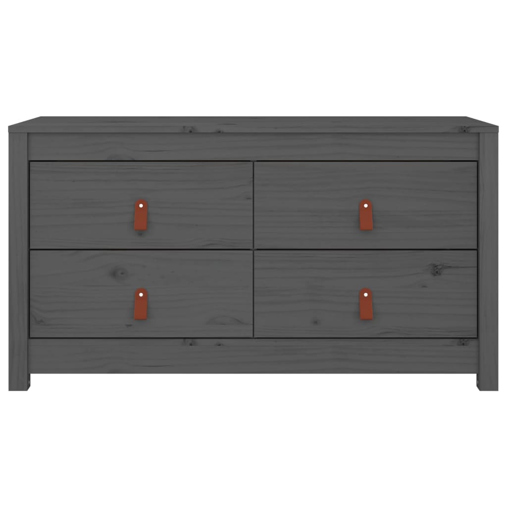 Senkki harmaa 100x40x54 cm täysi mänty - Sisustajankoti.fi
