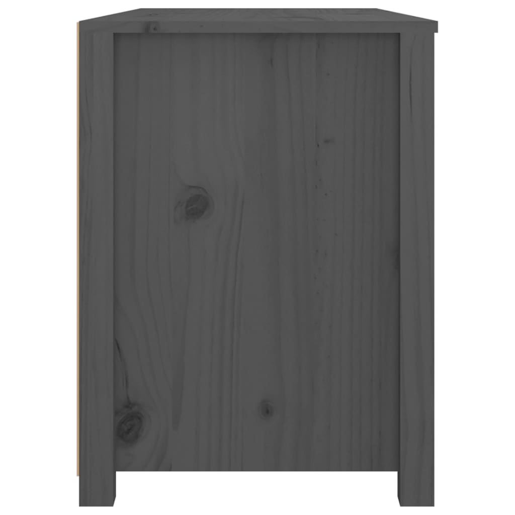 Senkki harmaa 100x40x54 cm täysi mänty - Sisustajankoti.fi