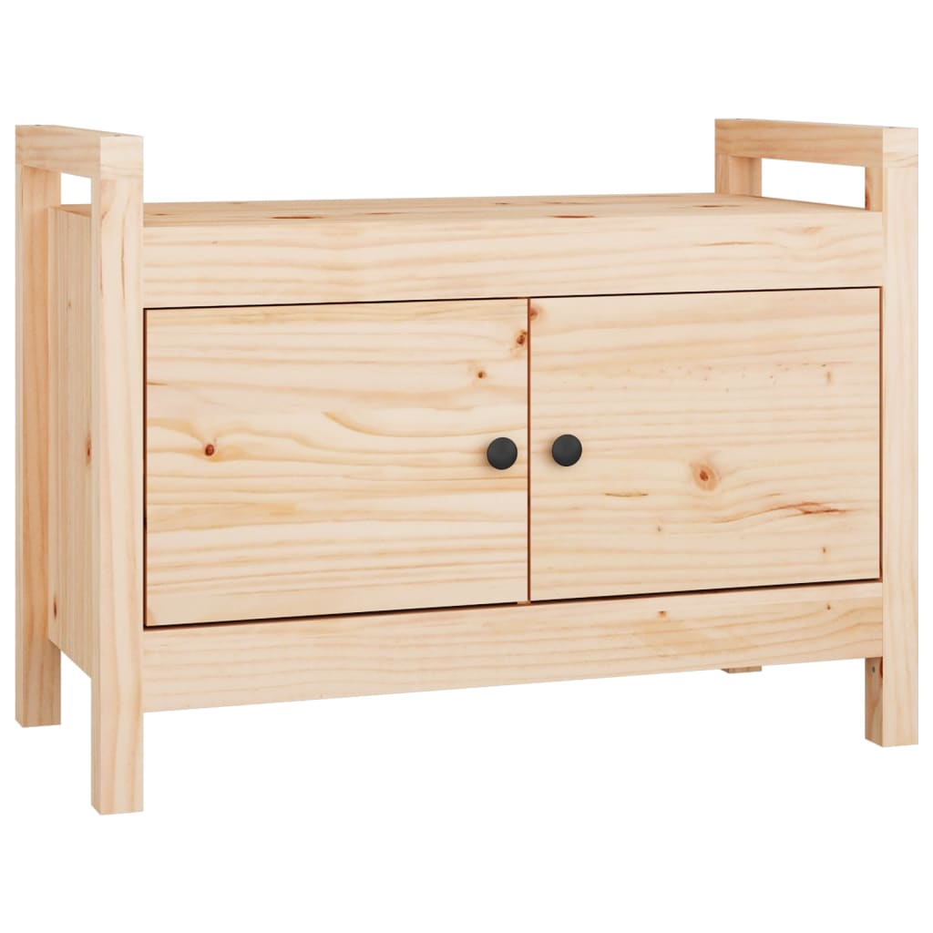 Eteisen penkki 80x40x60 cm täysi mänty - Sisustajankoti.fi