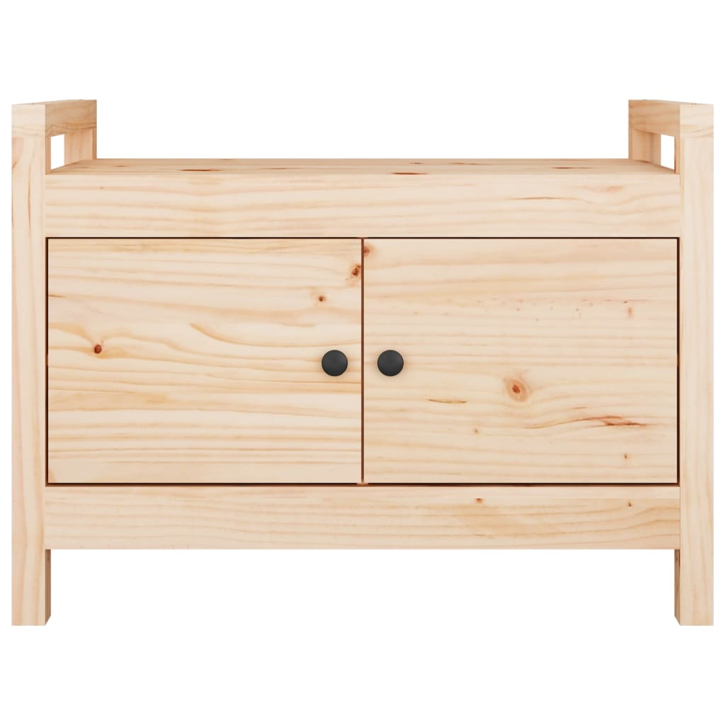 Eteisen penkki 80x40x60 cm täysi mänty - Sisustajankoti.fi