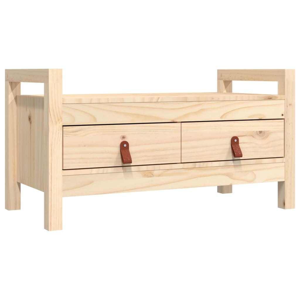 Eteisen penkki 80x40x43 cm täysi mänty - Sisustajankoti.fi