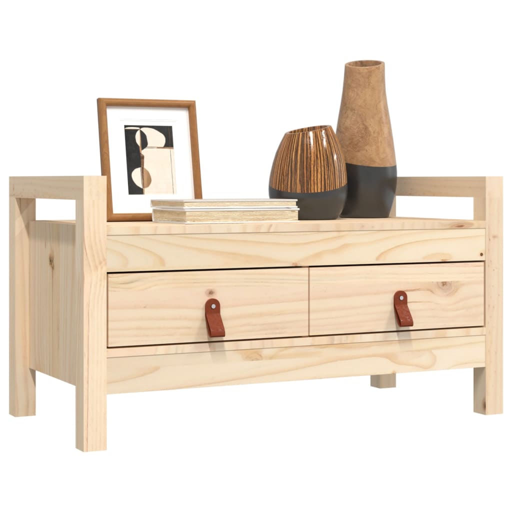 Eteisen penkki 80x40x43 cm täysi mänty - Sisustajankoti.fi