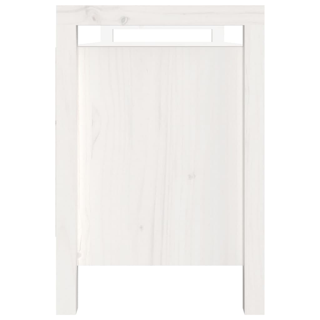 Eteisen penkki valkoinen 110x40x60 cm täysi mänty - Sisustajankoti.fi