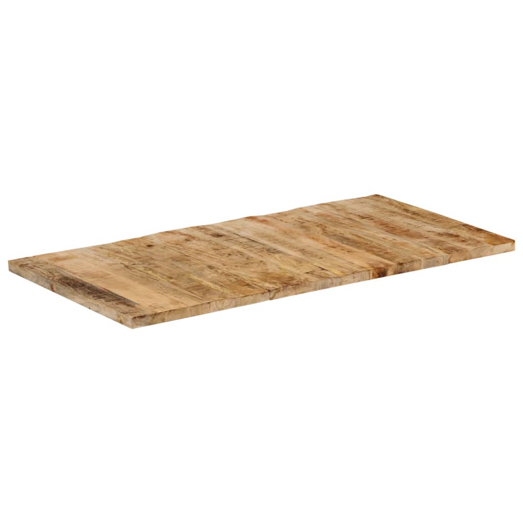 Pöytälevy 25-27 mm 120x60 cm täysi mangopuu - Sisustajankoti.fi