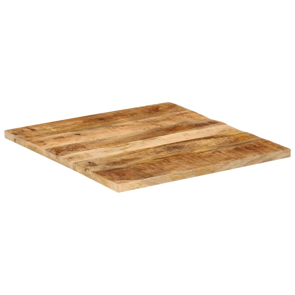 Pöytälevy 25-27 mm 70x70 cm täysi mangopuu - Sisustajankoti.fi