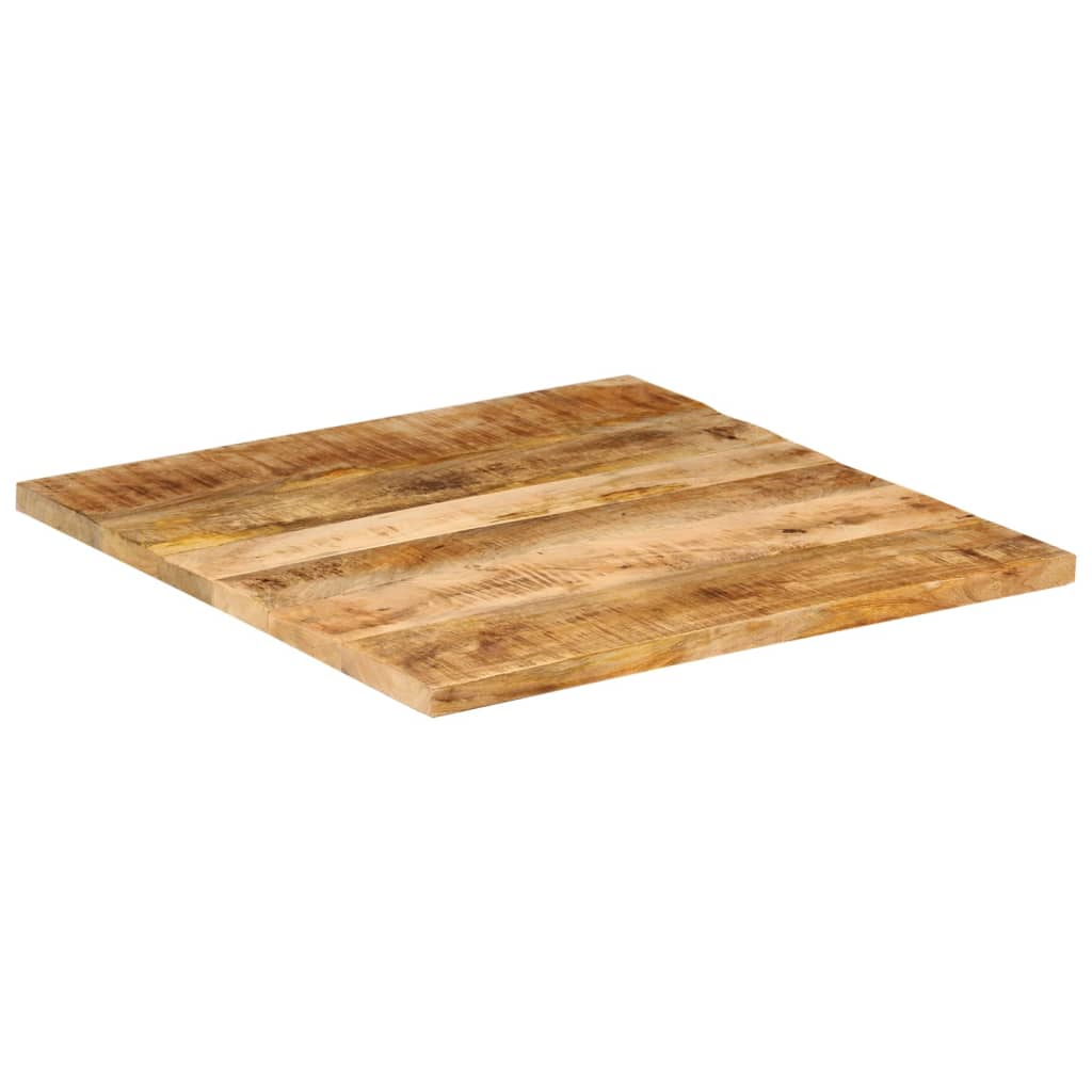 Pöytälevy 25-27 mm 70x70 cm täysi mangopuu - Sisustajankoti.fi