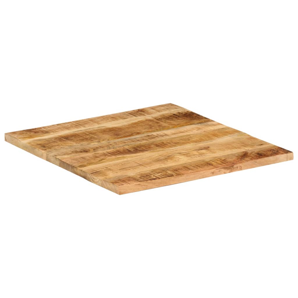 Pöytälevy 25-27 mm 70x70 cm täysi mangopuu - Sisustajankoti.fi