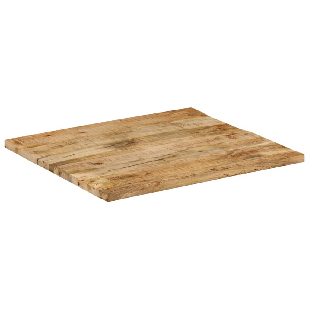 Pöytälevy 25-27 mm 80x70 cm täysi mangopuu - Sisustajankoti.fi