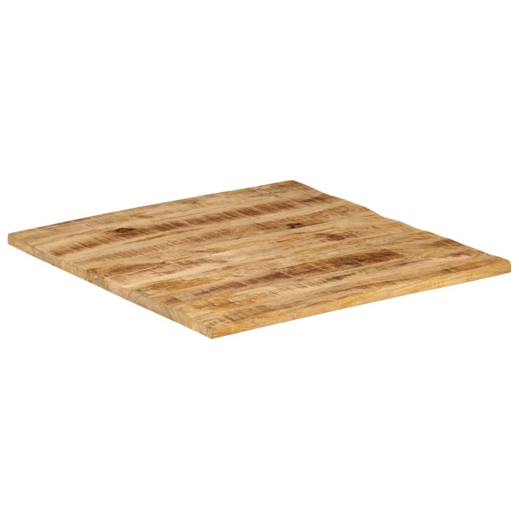 Pöytälevy 25-27 mm 80x80 cm täysi mangopuu - Sisustajankoti.fi
