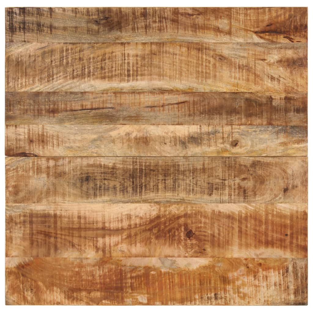 Pöytälevy 25-27 mm 80x80 cm täysi mangopuu - Sisustajankoti.fi