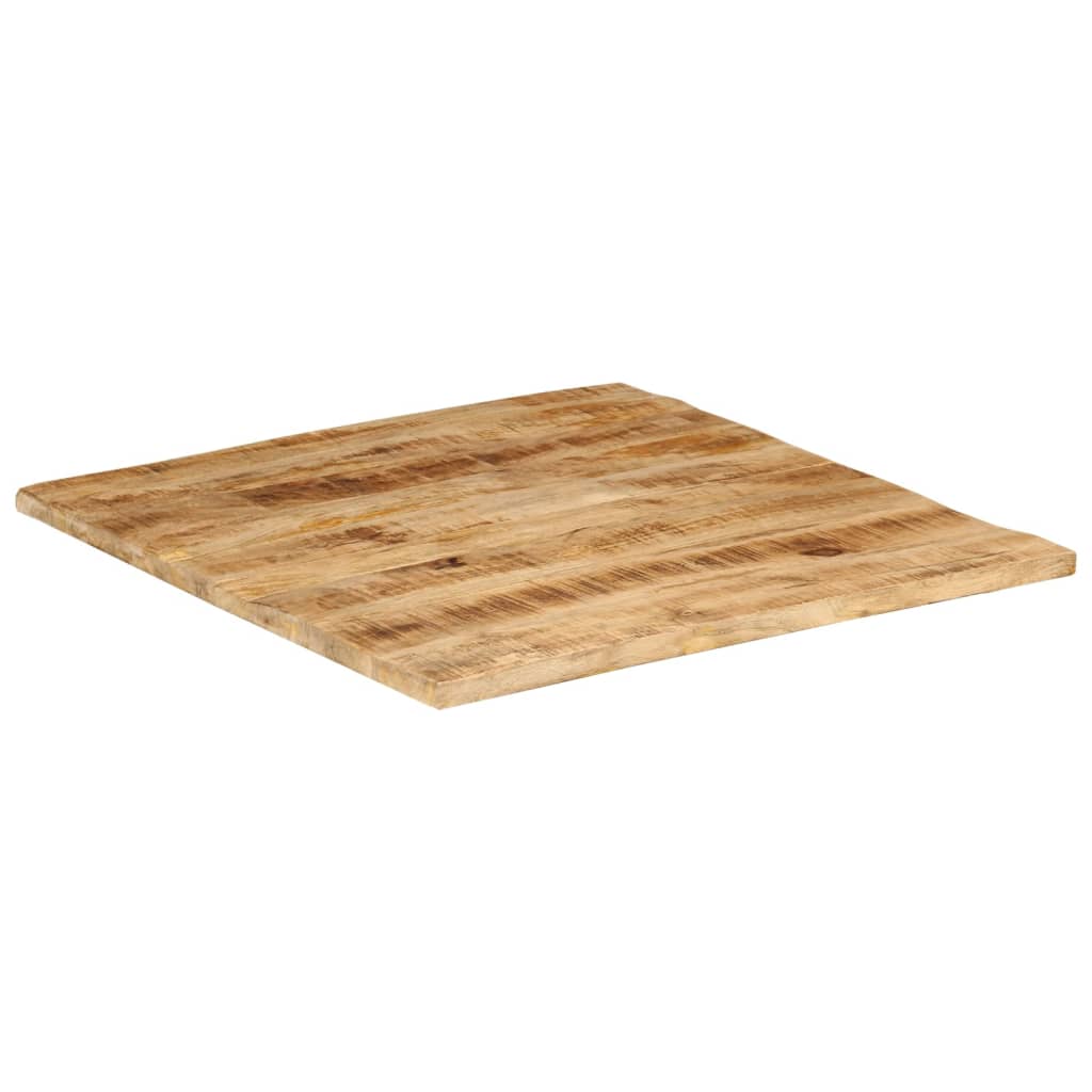 Pöytälevy 25-27 mm 80x80 cm täysi mangopuu - Sisustajankoti.fi