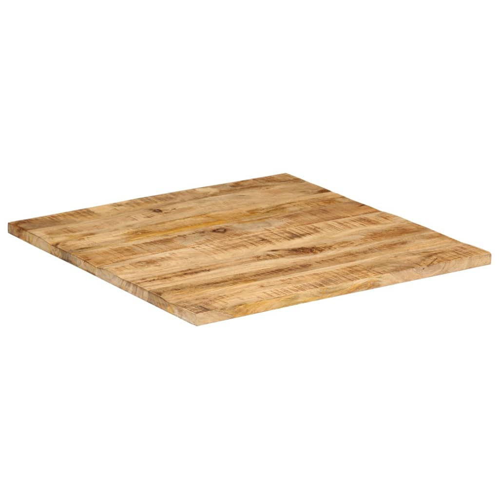 Pöytälevy 25-27 mm 80x80 cm täysi mangopuu - Sisustajankoti.fi