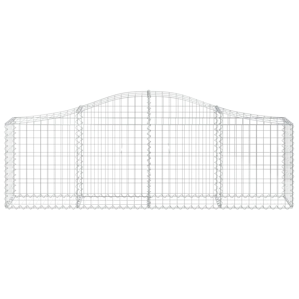 Kaarevat kivikorit 9 kpl 200x30x60/80 cm galvanoitu rauta - Sisustajankoti.fi