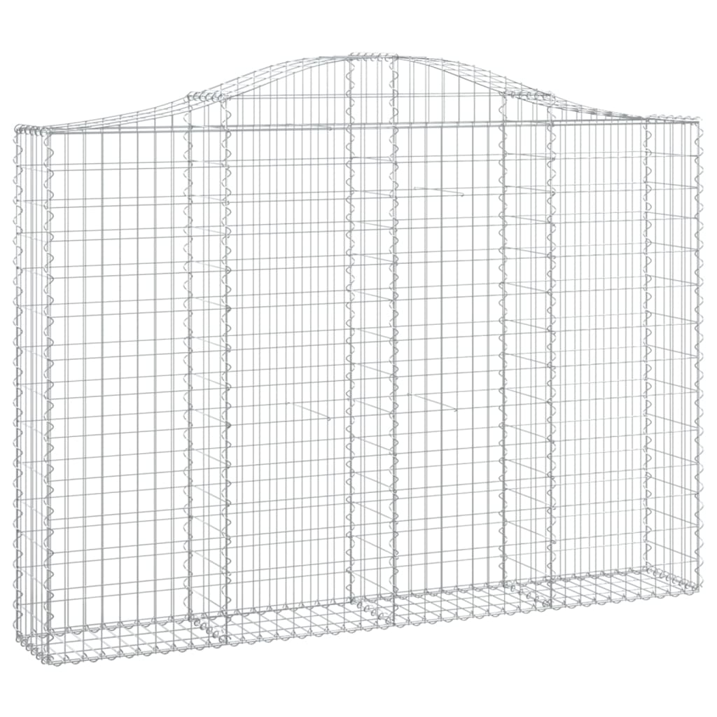 Kaarevat kivikorit 3 kpl 200x30x140/160 cm galvanoitu rauta - Sisustajankoti.fi