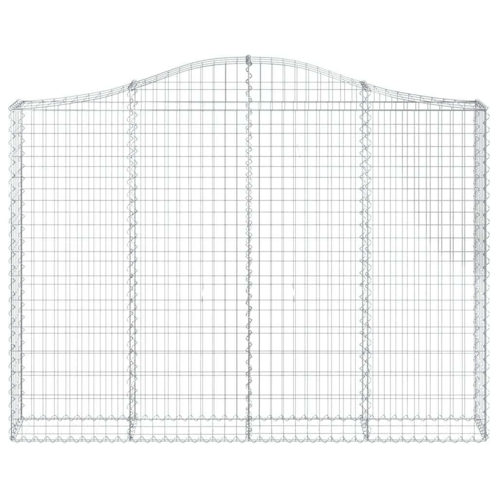 Kaarevat kivikorit 5 kpl 200x30x140/160 cm galvanoitu rauta - Sisustajankoti.fi