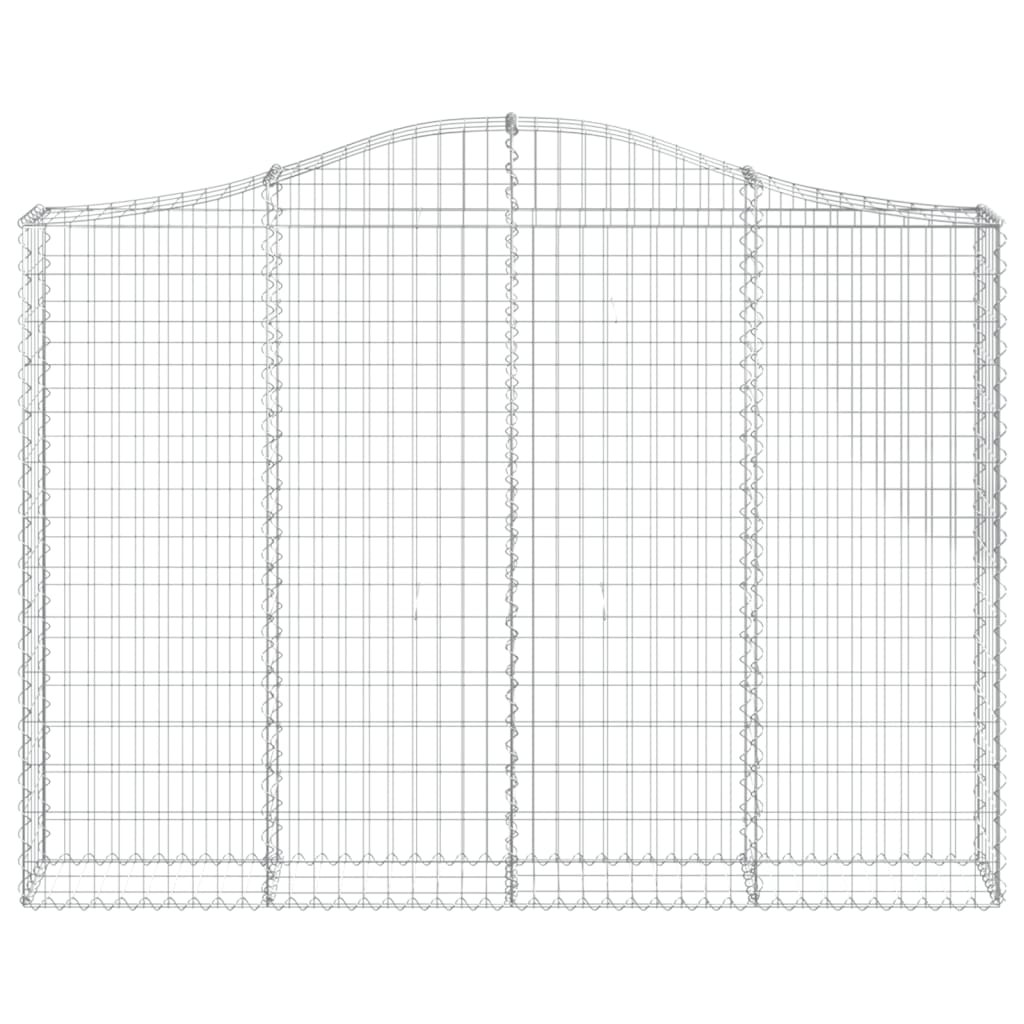Kaarevat kivikorit 8 kpl 200x30x140/160 cm galvanoitu rauta - Sisustajankoti.fi