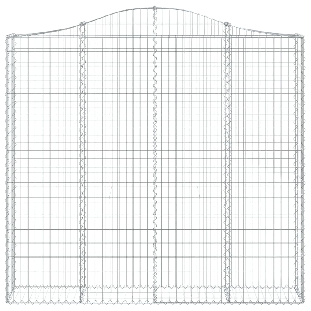 Kaarevat kivikorit 3 kpl 200x30x180/200 cm galvanoitu rauta - Sisustajankoti.fi